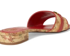 Maxine Banded Buckle Slide Sandals