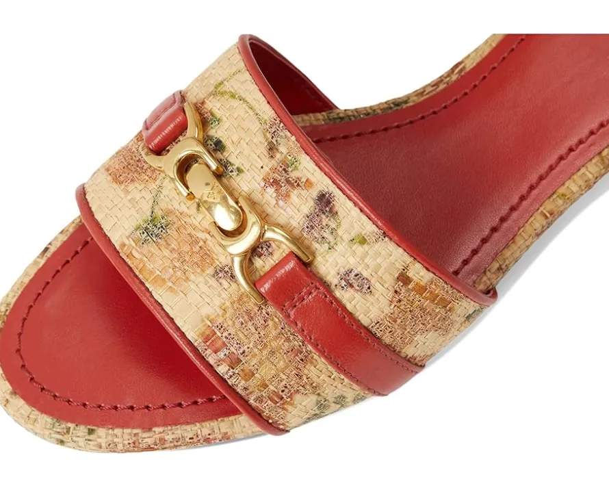 Maxine Banded Buckle Slide Sandals