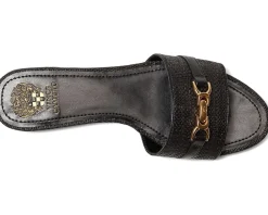 Maxine Banded Buckle Slide Sandals