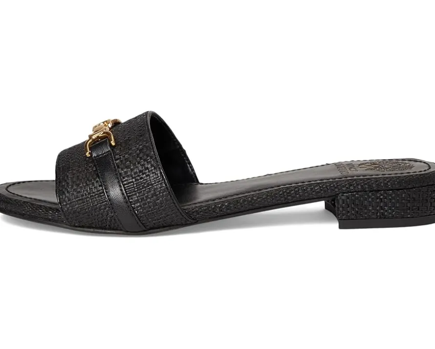 Maxine Banded Buckle Slide Sandals