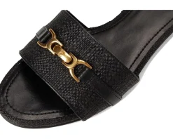 Maxine Banded Buckle Slide Sandals