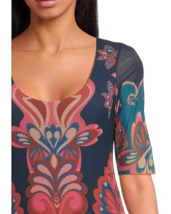 Maya Mesh Midi Dress