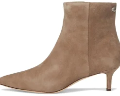 McKay Suede Bootie Heel