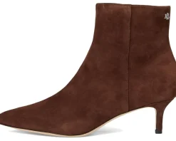 McKay Suede Bootie Heel