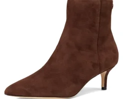 McKay Suede Bootie Heel