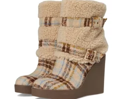 Meztyn Shearling Wedge Bootie