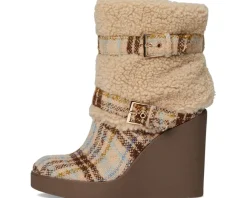 Meztyn Shearling Wedge Bootie