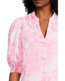 Mialeigh Elbow Sleeve Linen