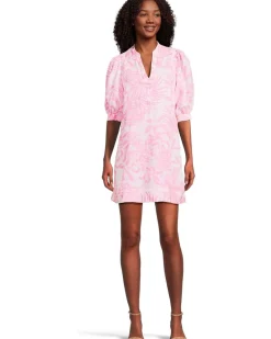 Mialeigh Elbow Sleeve Linen