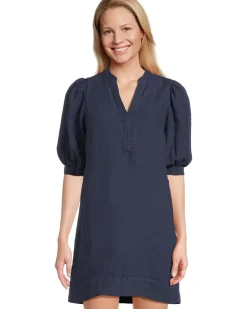 Mialeigh Elbow Sleeve Linen