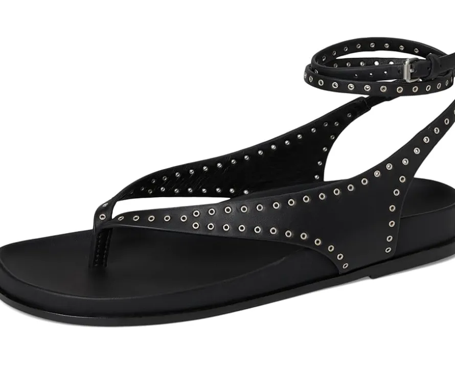 Millie Thong Lace Up Sandals - Grommet