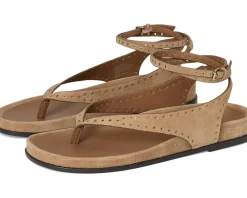 Millie Thong Lace Up Sandals - Suede Grom