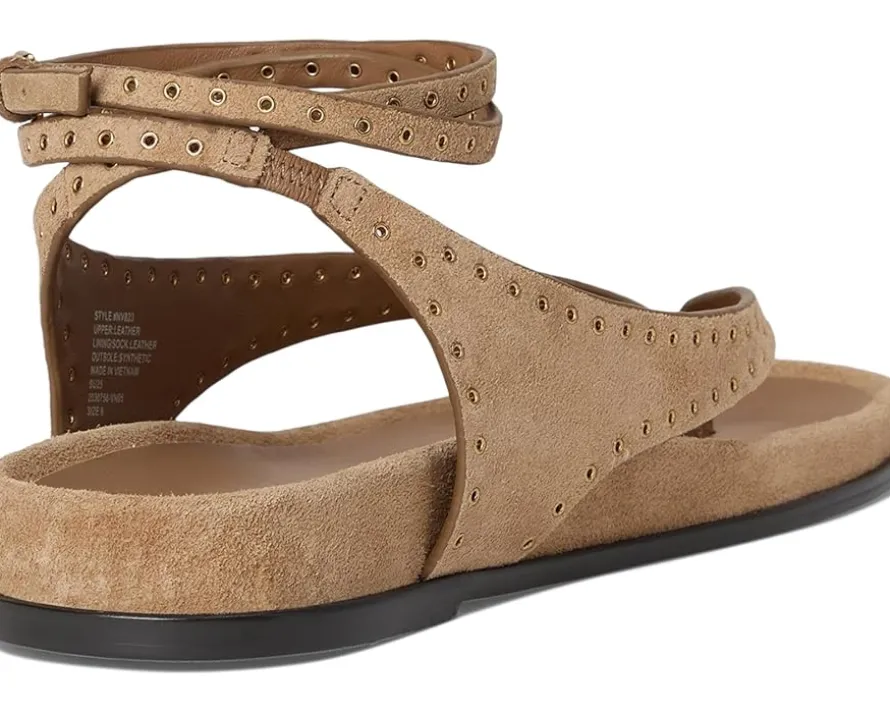 Millie Thong Lace Up Sandals - Suede Grom