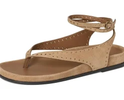 Millie Thong Lace Up Sandals - Suede Grom