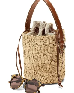 Mini Straw Basket Bag