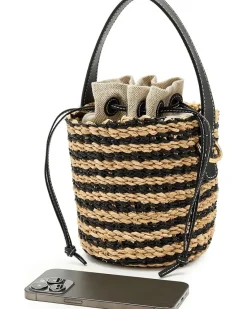 Mini Straw Basket Bag
