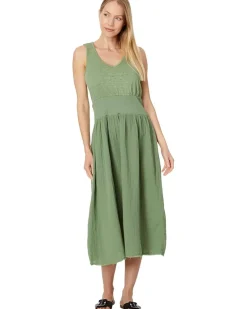 Mix Media Tank Midi Dress