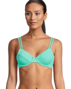 Modern Edge Rib Sandy Underwire Bra Top