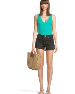 Modern Edge Rib Sophie Lace Up One Piece