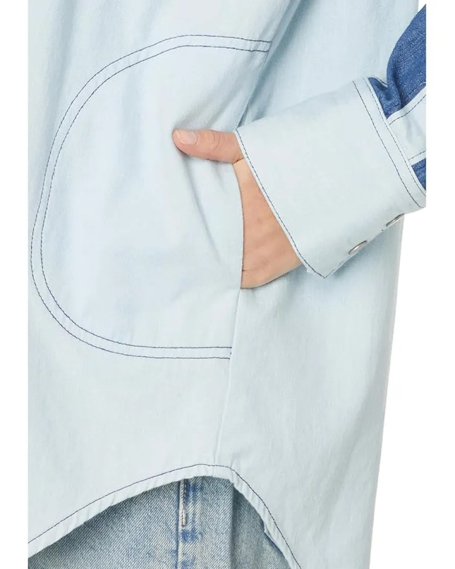 Moto Color Block Shirt