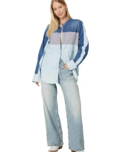 Moto Color Block Shirt