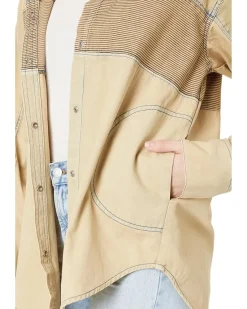 Moto Color Block Shirt