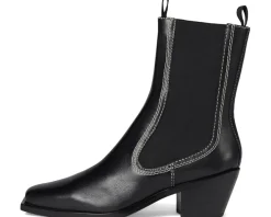Nat Midheel Western Ankle Boot With Gore