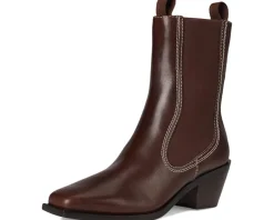 Nat Midheel Western Ankle Boot With Gore