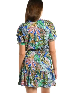 Neon Nights V-Neck Dress