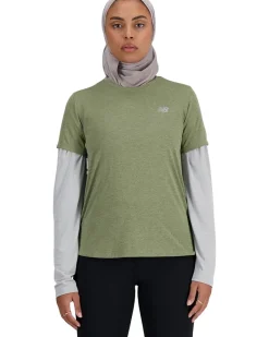 New Balance Women's Athletics T-Shirt Heather