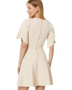 Oliviha Rib Engineered Skater Dress