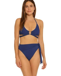 Olympia Rib Ring Halter Top