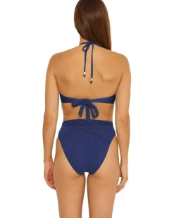 Olympia Rib Ring Halter Top