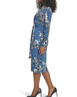 Ong Sleeve Floral Jersey Aline