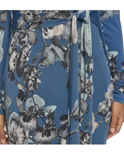 Ong Sleeve Floral Jersey Aline