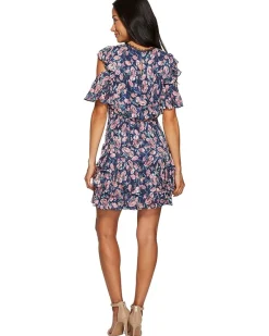 Open Shoulder Tea Rose Dress