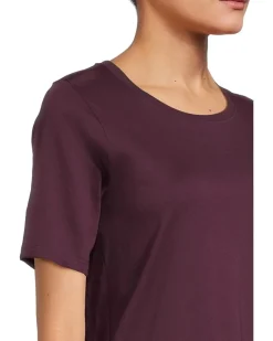 Organic Pima Cotton Jersey Round Neck Tee