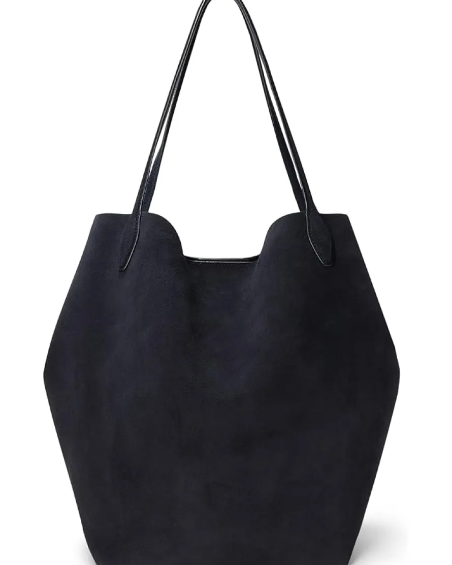 Oversized Soft Grain Shopper - Suede