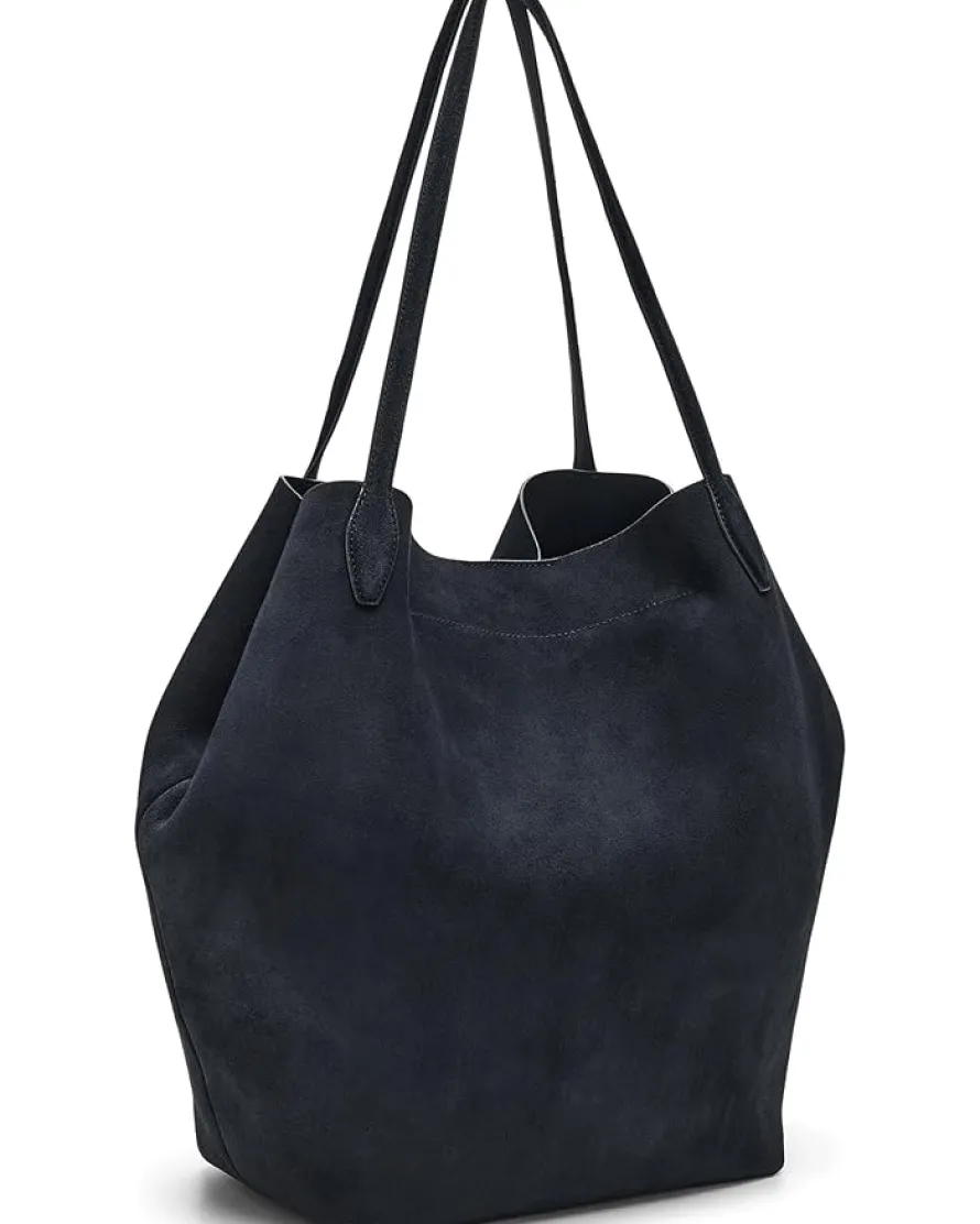 Oversized Soft Grain Shopper - Suede