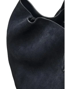 Oversized Soft Grain Shopper - Suede
