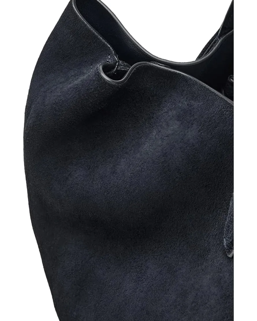 Oversized Soft Grain Shopper - Suede
