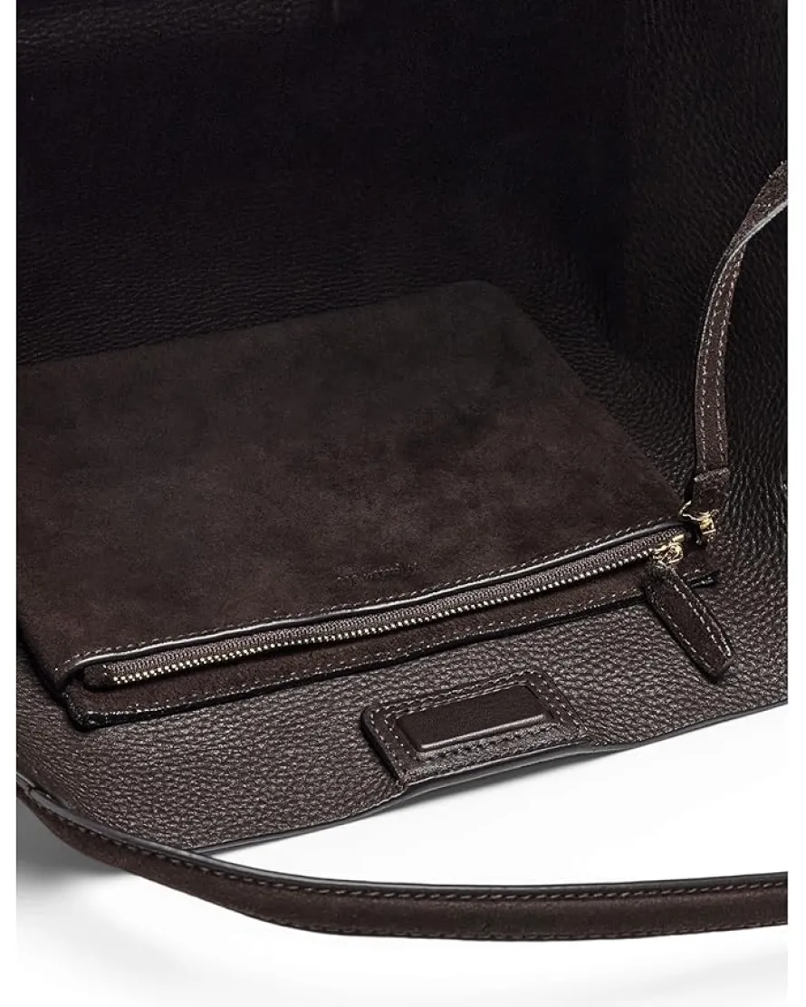 Oversized Soft Grain Shopper - Suede