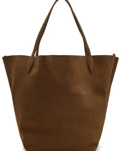 Oversized Soft Grain Shopper - Suede