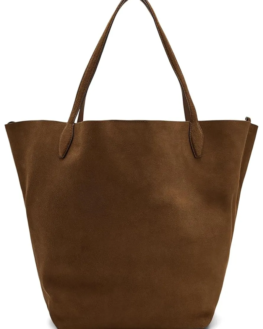 Oversized Soft Grain Shopper - Suede