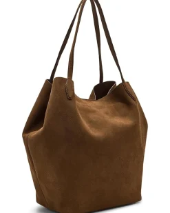 Oversized Soft Grain Shopper - Suede
