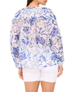 Oversized Tie Front Top