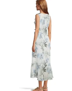 Palisade Palms Short Sleeve Maxi Dress