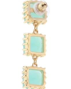 Palm Pearls Linear Earrings