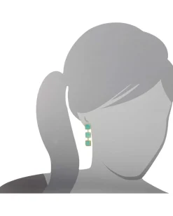 Palm Pearls Linear Earrings