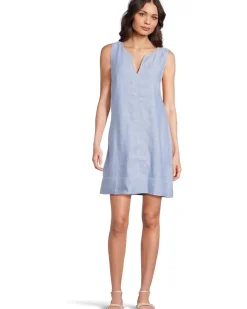 Palm-A-Dora Split Neck Dress